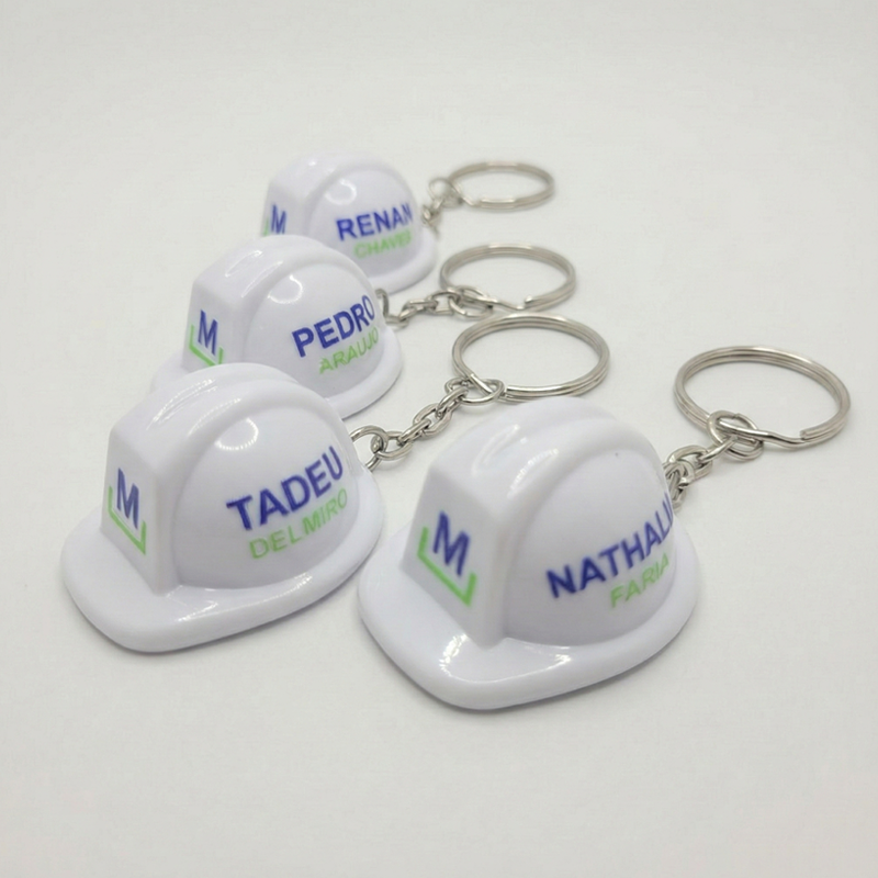 Chaveiro capacete personalizado